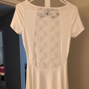 White cotton dress
